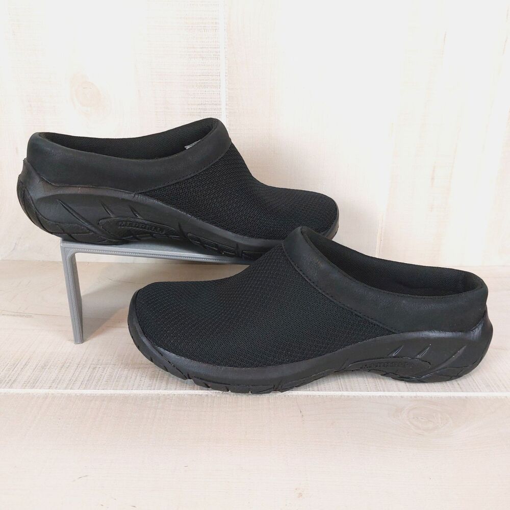 Merrell Women's Encore Breeze 4 Breathable Comfort Clogs Size 6.5 Black